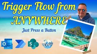 Trigger a Flow from anywhere you can add HTML even OUTLOOK 