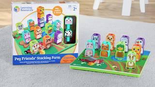 Learning Resources Peg Friends™ Stacking Farm