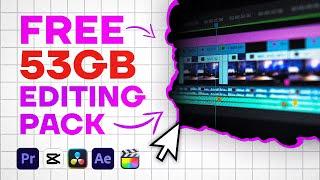 53GB Video Editing Pack | FREE For My Subscribers - [ Part 2 ]