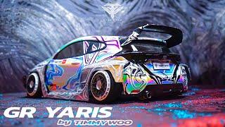 Widebody Toyota GR Yaris RC Drift Car Build By Timmy Woo