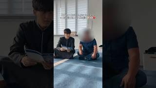 A Korean guy became a Muslim in our Masjid ️