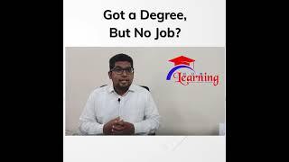 Got a degree but no job?