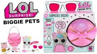 LOL Surprise BIGGIE PETS | L.O.L. Series 4 Eye Spy Decoder Biggie Pets Sneak Peek First Look