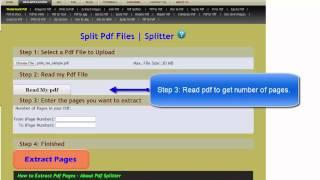 Split Pdf Files online