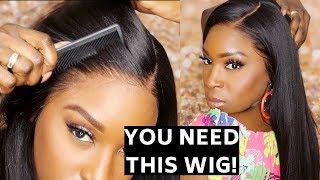 Most Realistic Beginner Friendly Glueless Full Lace Wig - No Baby Hair! Yaki Straight - My First Wig