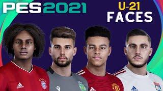 PES 2021: U-21 PLAYER FACES for Master League | Wonderkids | Season Update News
