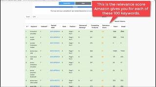 Amazon Keyword Relevance Score Checker Software [2018 Tool]