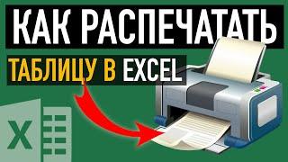 Как распечатать  таблицу в Excel. 5 ПРИЕМОВ