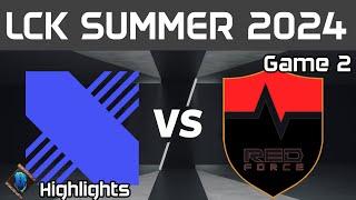 DRX vs NS Highlights Game 2 LCK Summer 2024 DRX vs NS RedForce by Onivia
