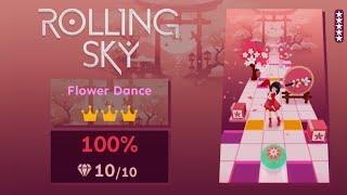 New Ball! Rolling Sky | Flower Dance  [Official] Perfect Run