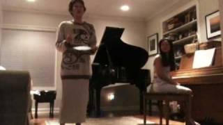 Candice H. Plays Country Gardens by Percy Grainger, duo piano