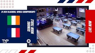 Ireland v France | Seniors | 2024 BI World Blackball Championship Bridlington Spa