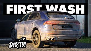 Cleaning The DIRTIEST Audi SQ8 - First Winter Wash