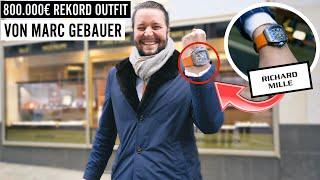 MARC GEBAUER und DAS 800.000€ REKORD OUTFIT  | WIE VIEL IST DEIN OUTFIT WERT | MAHAN