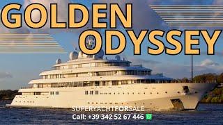 "For Sale: 123.2m Golden Odyssey Superyacht - Luxury, Performance & Unmatched Elegance!"