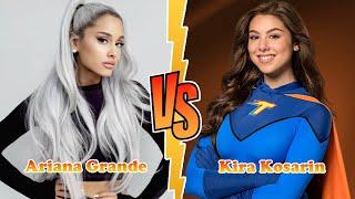 Ariana Grande VS Kira Kosarin (Phoebe Thunderman) Natural Transformation  From Baby To 2023