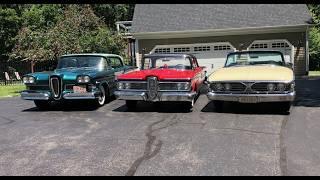 Getting an Edsel cation ! All three years 1958 1959 & 1960 Edsel on My Car Story with Lou Costabile