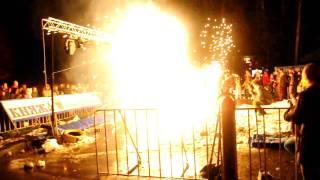 Kharkov. Snow Factory 2010. Fire show.