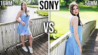 SONY a6000 - Sigma 16mm F/1.4 vs. Sigma 56mm F/1.4 - Can WIDE-ANGLE beat BOKEH Portrait Lens? [2022]