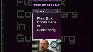 Gutenberg WordPress Flex Box