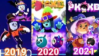 هالوين PKXD 2019 VS 2020 VS 2021  ¶ evolution Halloween PKXD  2019 VS 2020 VS 2021