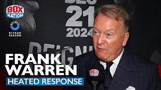 "DON'T BE A P***Y!" - Frank Warren EXPLODES AT Simon Jordan & Ben Shalom