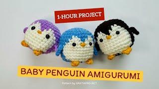 Baby Penguin Amigurumi Crochet Tutorial