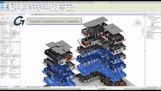 Creare una vista 3D per ogni livello con PowerPack per Revit