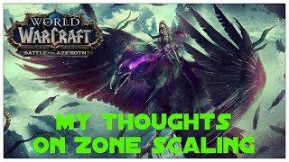 Thoughts on World of Warcraft Zone Scaling 7.3.5