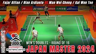 Fajar Alfian/Muhammad Rian Ardianto vs Man Wei Chong/Kai Wun Tee - R16 - Japan Masters 2024