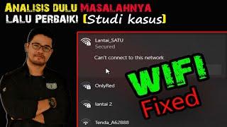 Cara memperbaiki wifi pada windows (can't connect to this network)