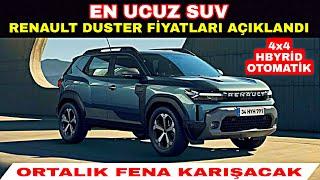 YENi RENAULT DUSTER'IN FİYATLARI AÇIKLANDI YILLARDIR EN UCUZ SUV OLAN DUSTER HALA UCUZMU?