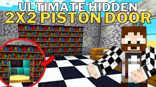 ULTIMATE Hidden 2x2 Piston Door Minecraft Tutorial