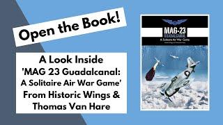 Open the Book! Historic Wings'' 'MAG 23 Guadalcanal' Look Through and Overview.