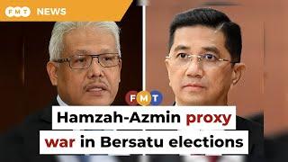 Hamzah-Azmin proxy war in Bersatu elections, says insider