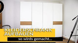 So wird ein Kleiderschrank richtig aufgebaut | meine möbelmanufaktur