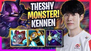 THESHY IS A MONSTER WITH KENNEN! - TheShy Plays Kennen TOP vs Rumble! | Season 2024
