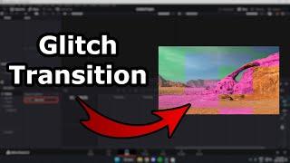 How To Get Glitch Transition In DaVinci Resolve