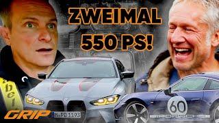 Heftige Challenges & unerwartete Wendungen!  BMW M4 CSL vs. Porsche 911 Sport Classic! | GRIP