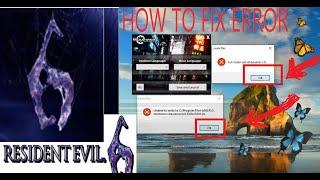 how to Resident evil 6 list  index out of bounds  1 / how to fix resident evil 6 black screen #error