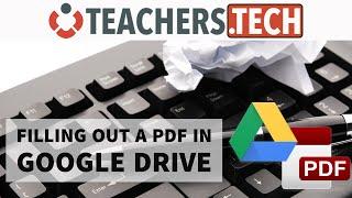 Google Drive - Edit and Sign PDF Documents