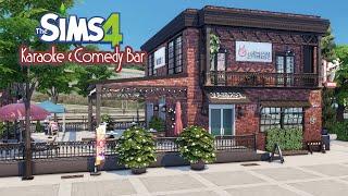 Karaoke & Comedy Bar | The Sims 4  Build Stop Motion Speed Build | NoCC | Mackenzie's Story Part 4