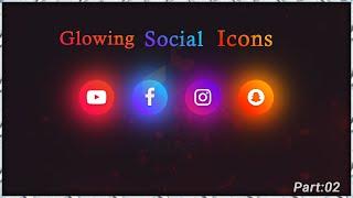 Glowing Gradient Icon Hover Effects | Pure CSS Animation |Flawless Coder|  #HTML_CSS #css #Icon_glow