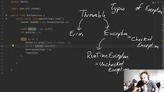 Types of Exception & checked and unchecked exceptions 60