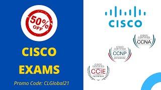 50% Discount on Cisco Certification | Cisco Exam Discount Voucher