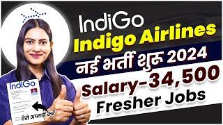 Indigo Airlines नई भर्ती शुरू 2024 ️ | Indigo Job Vacancy April 2024 | Airport jobs in India