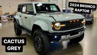 2024 Ford Bronco Raptor Cactus Grey  (Updated Fender Paint Matched) 