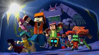 BoBoiBoy Galaxy Opening "New World" ( Minecraft Remake Animation )