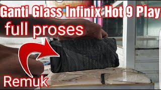 FULL Proses Pergantian Glass atau Kaca LCD Infinix Hot 9 Play || Infinix Glass Repair