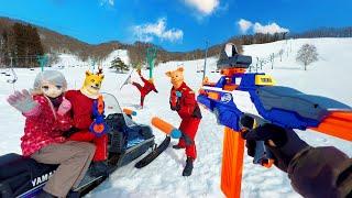 Nerf War | Snow Park Battle 2 (Nerf First Person Shooter)